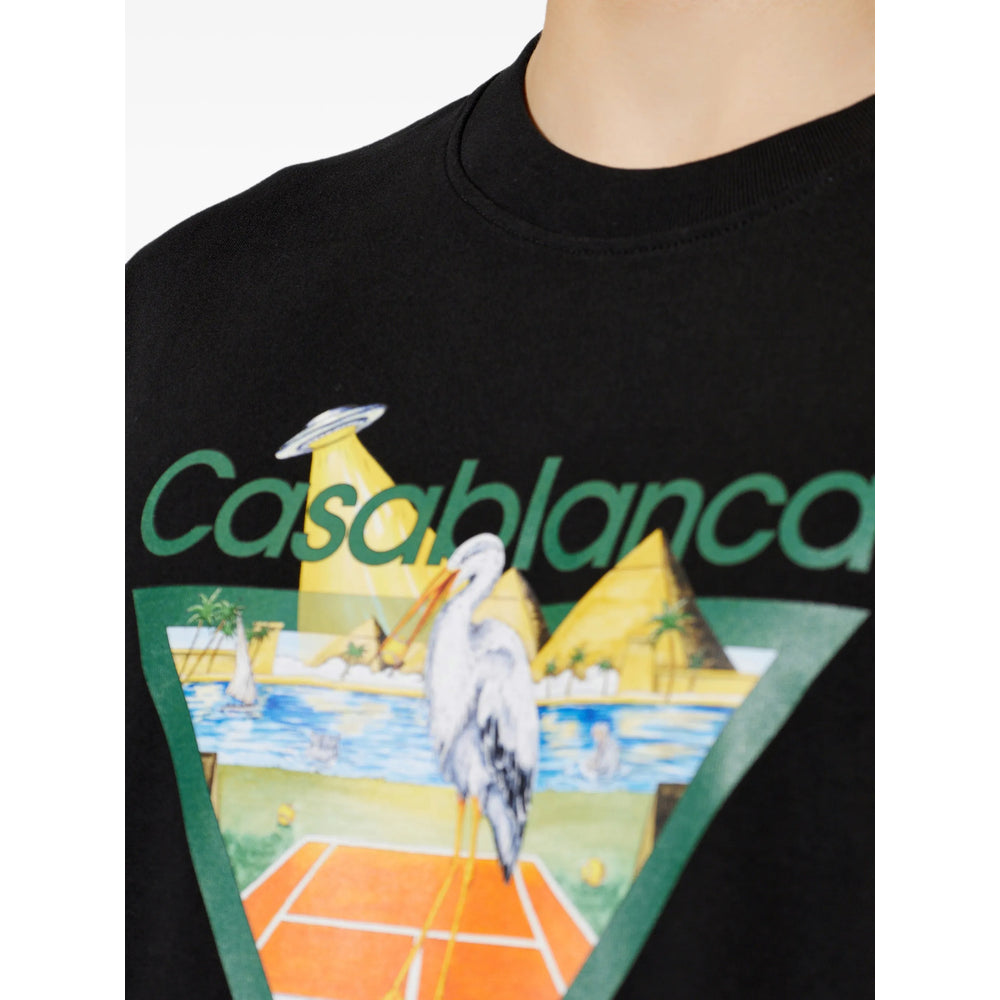 Casablanca Black T-Shirts & Vests - T-Shirts Men CASABLANCA