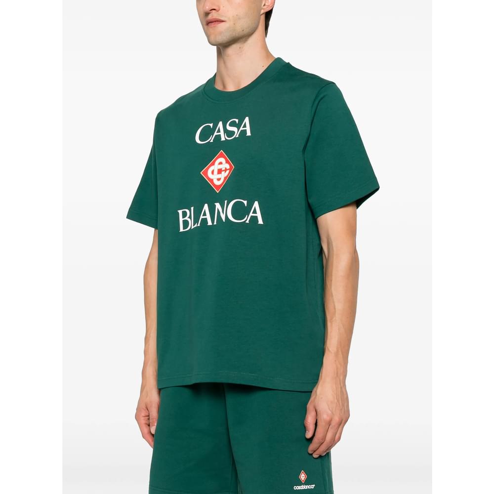 Casablanca Green T-Shirts & Vests - T-Shirts Men CASABLANCA