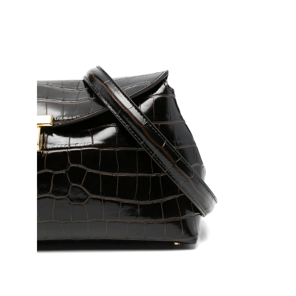 Toteme Brown Clutch Bags Women Women TOTEME