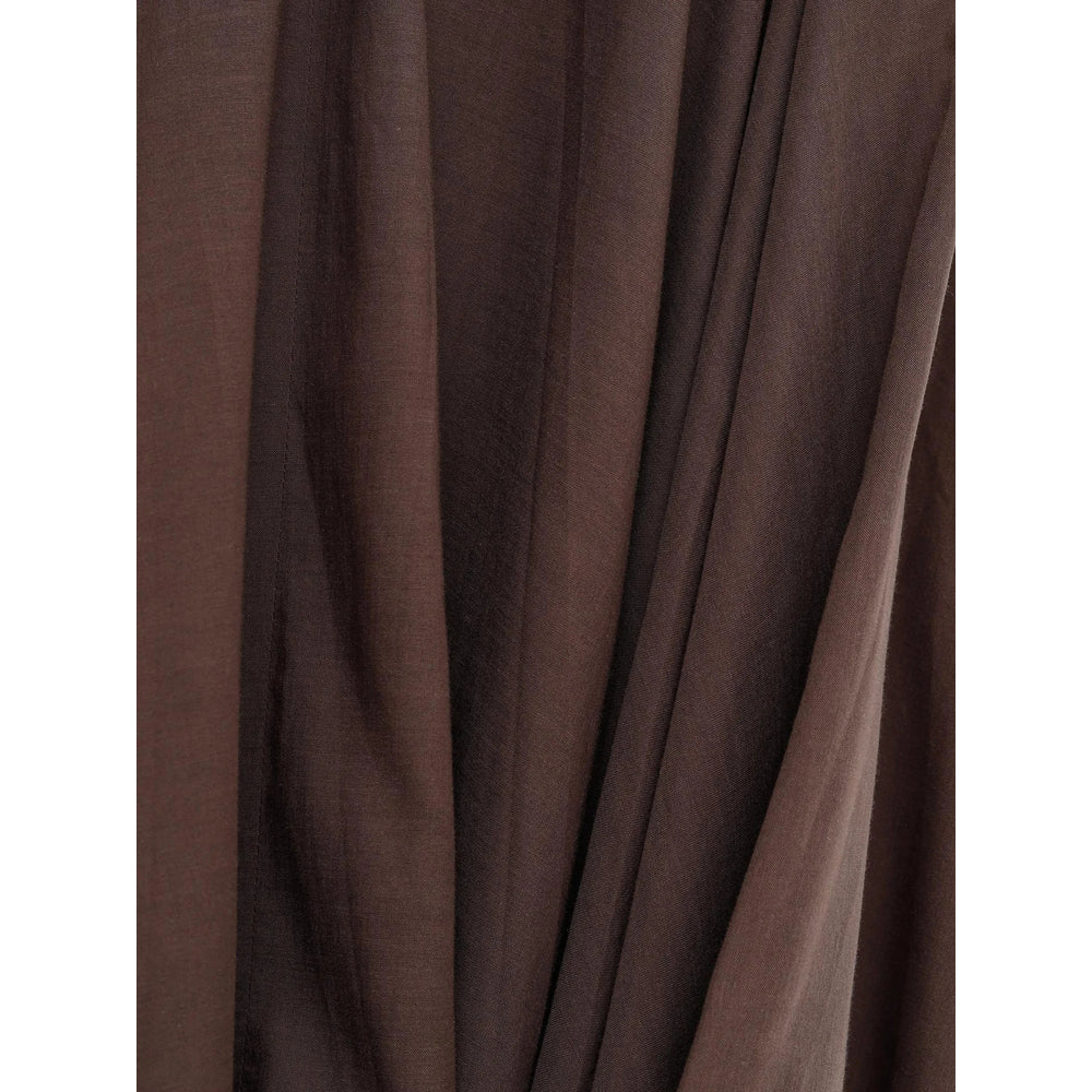Toteme Brown Skirts - Asymmetric & Draped Skirts Women TOTEME