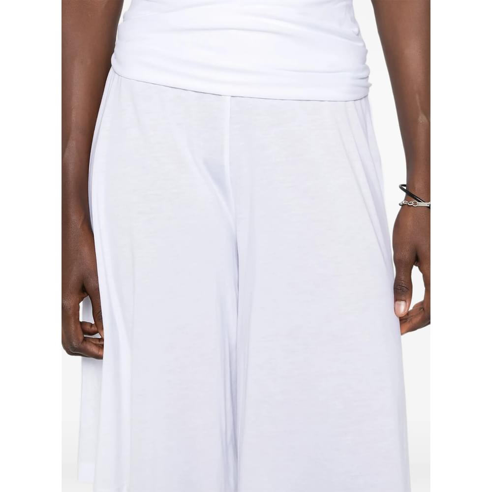 Toteme White Shorts - Knee-Length Shorts Women TOTEME