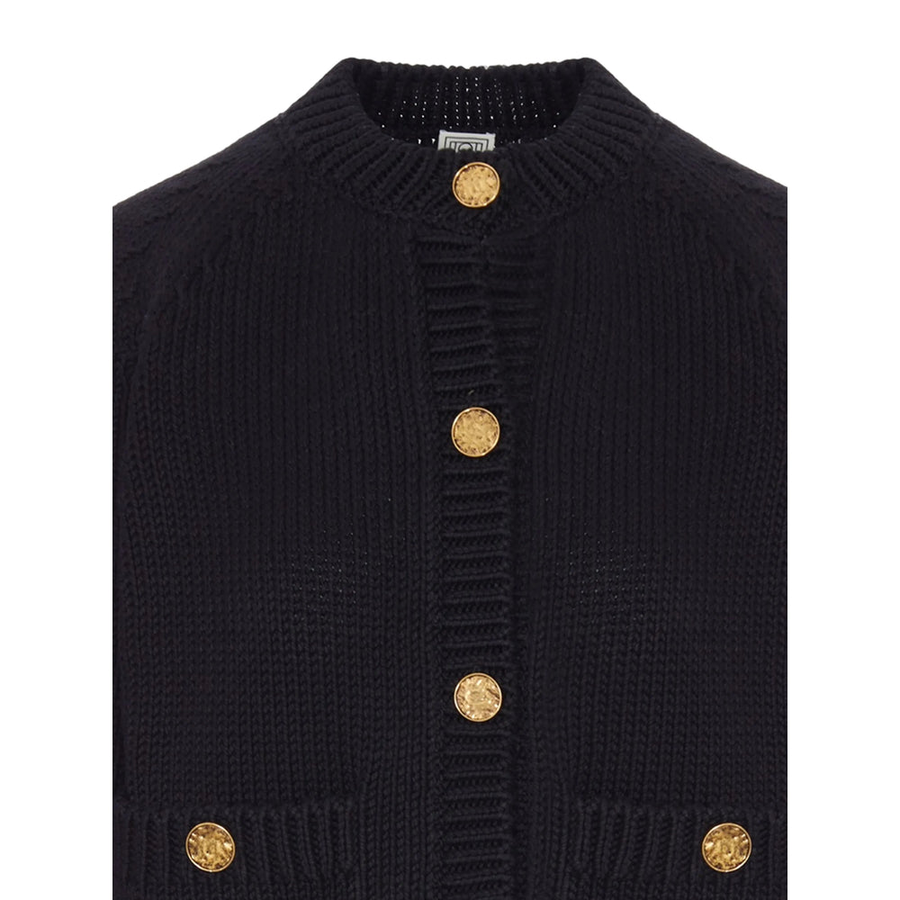 Toteme Black Knitwear - Cardigans Women
