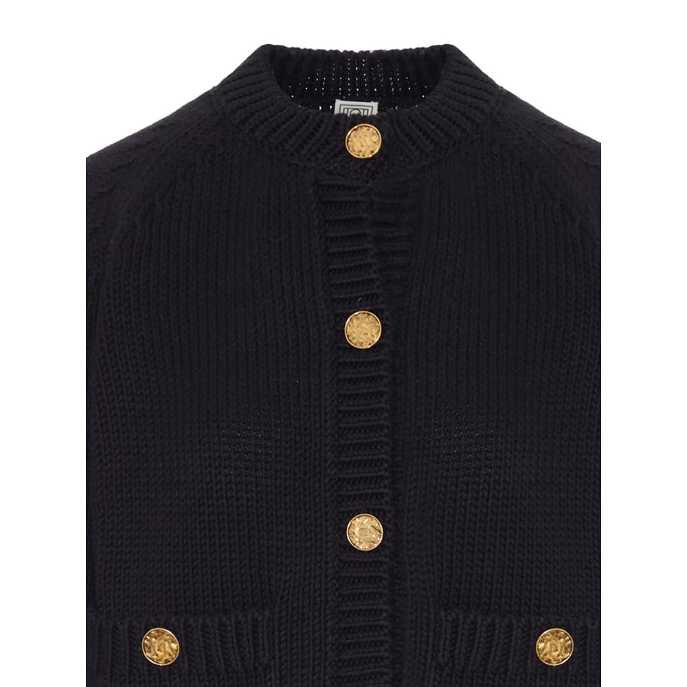 Toteme Black Knitwear - Cardigans Women TOTEME