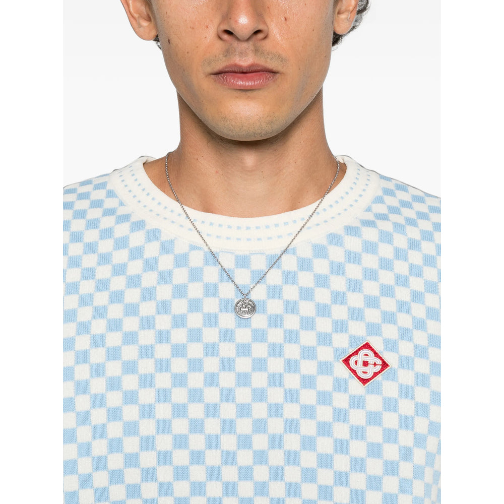 Casablanca Blue T-Shirts & Vests - T-Shirts Men CASABLANCA