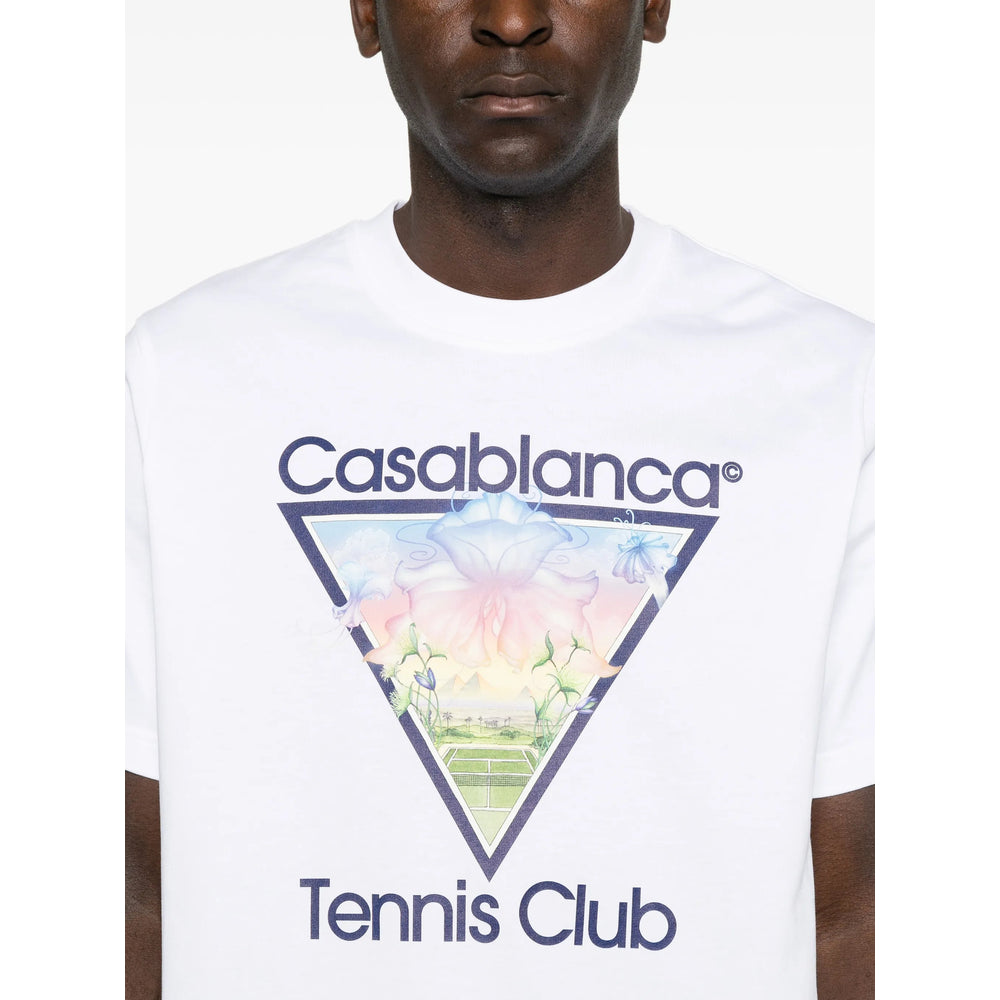 Casablanca White T-Shirts & Vests - T-Shirts Men CASABLANCA