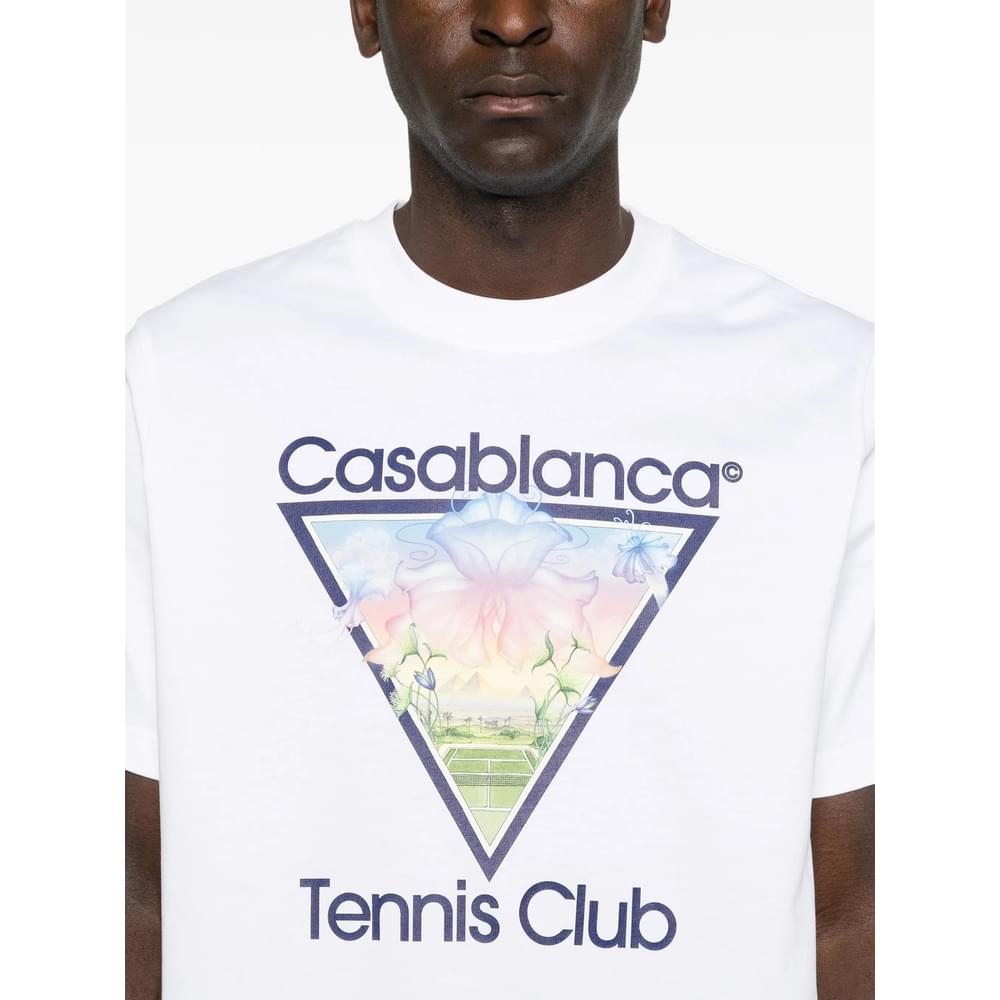Casablanca White T-Shirts & Vests - T-Shirts Men CASABLANCA