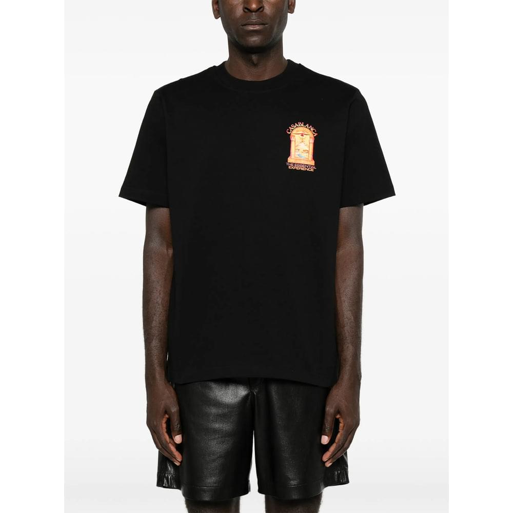 Casablanca Black T-Shirts & Vests - T-Shirts Men CASABLANCA