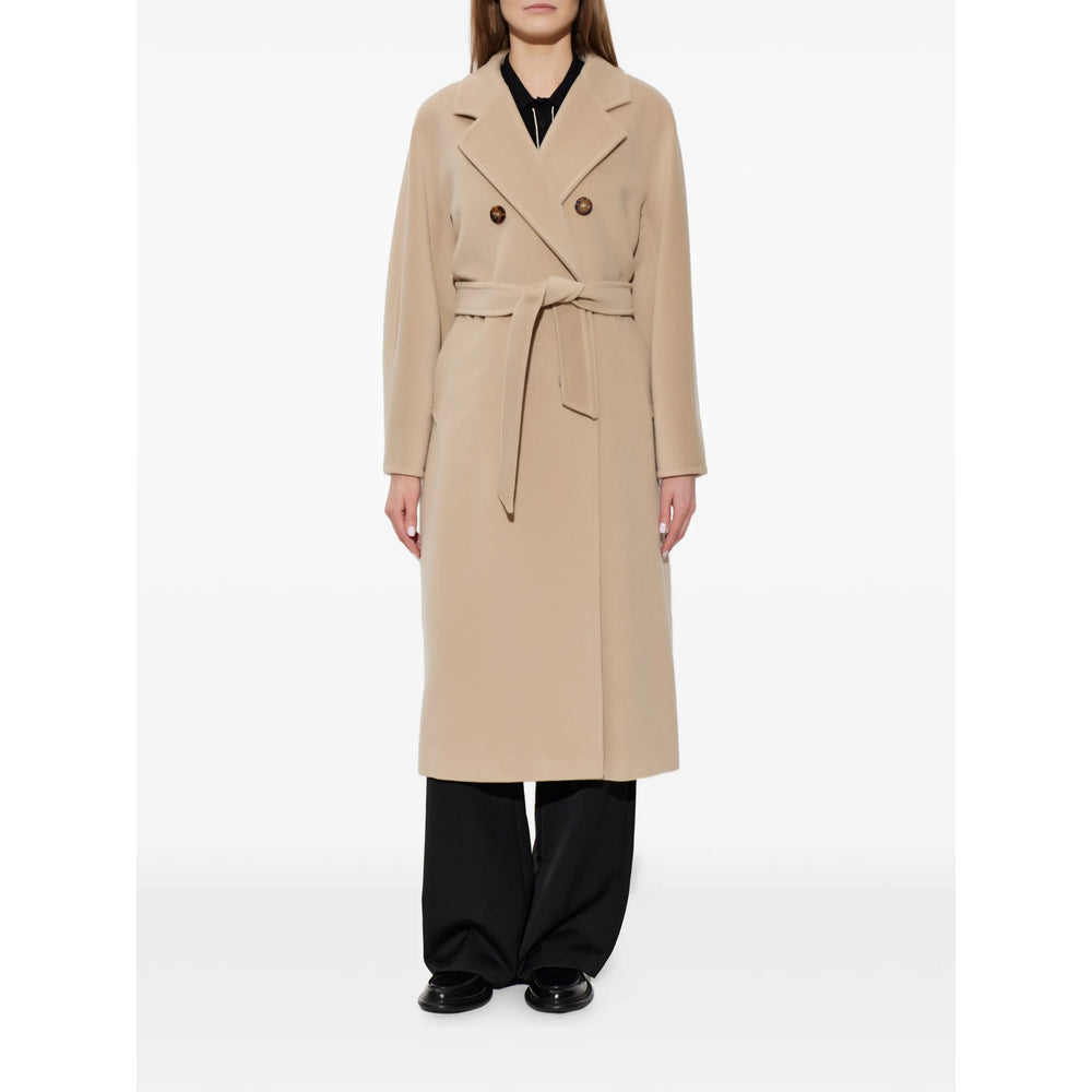 Max Mara Neutrals Coats - Double Breasted & Peacoats Women MAX MARA