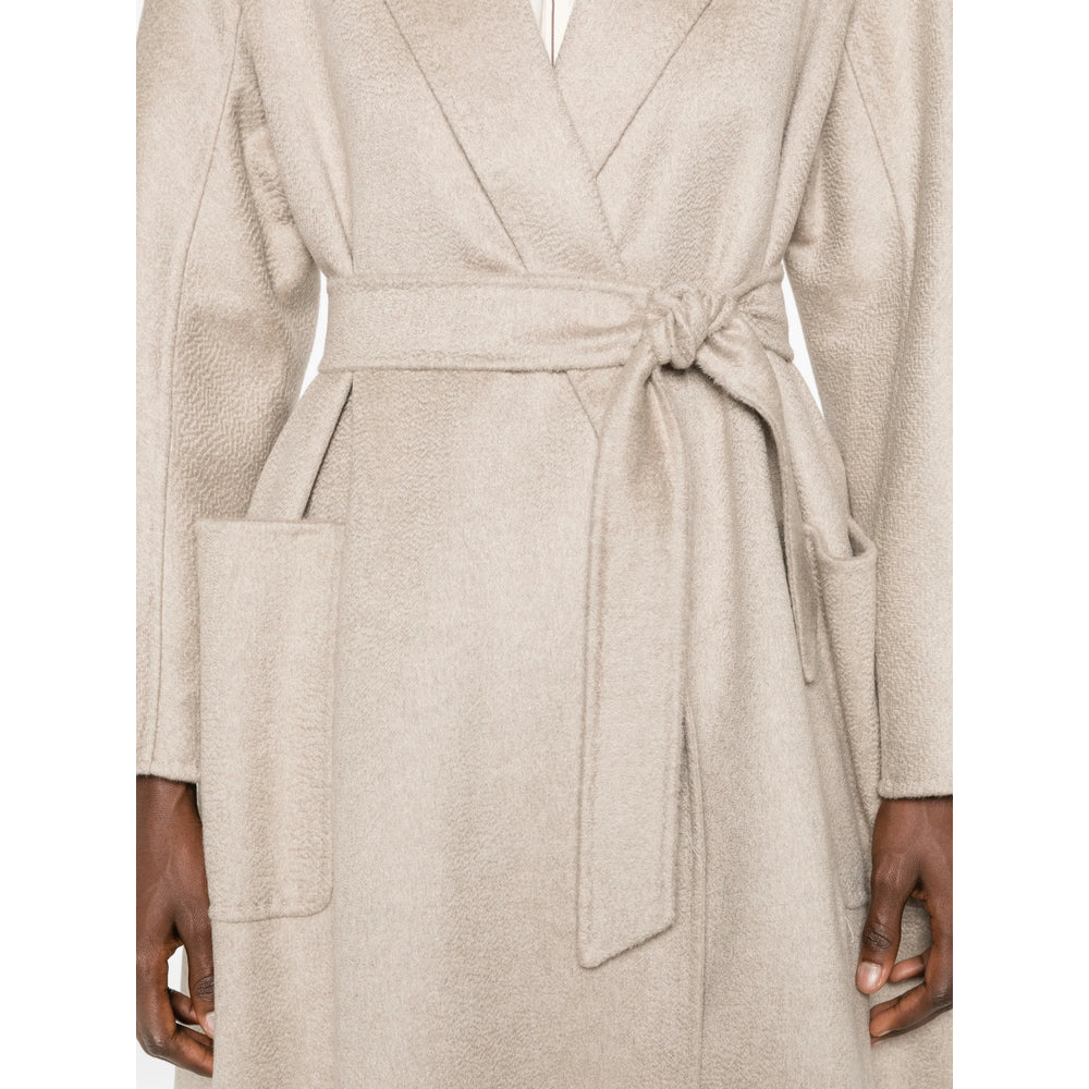 Max Mara Neutrals Coats - Single Breasted Coats Women MAX MARA