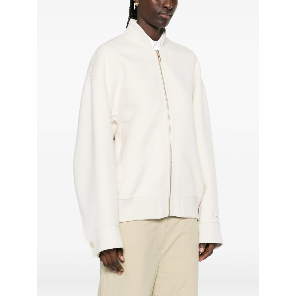 Sportmax Neutrals Jackets - Bomber Jackets Women SPORTMAX