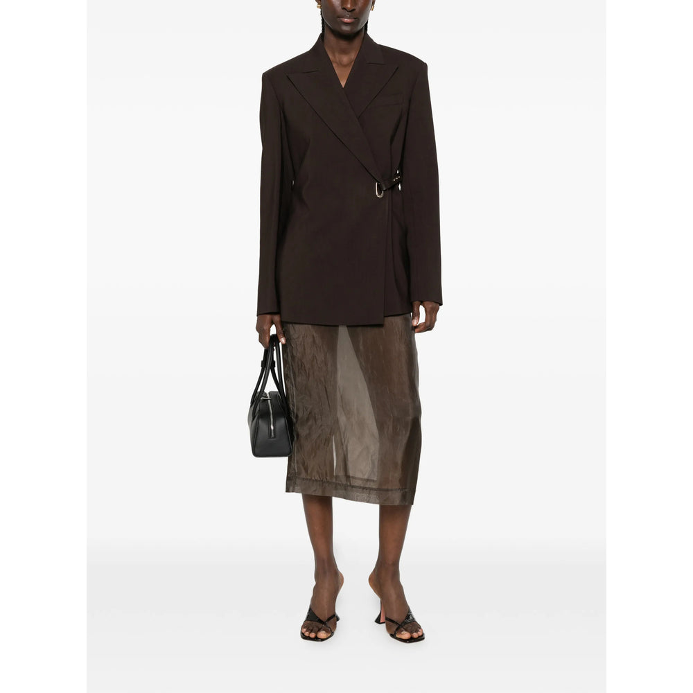 Sportmax Brown Jackets - Blazers Women SPORTMAX