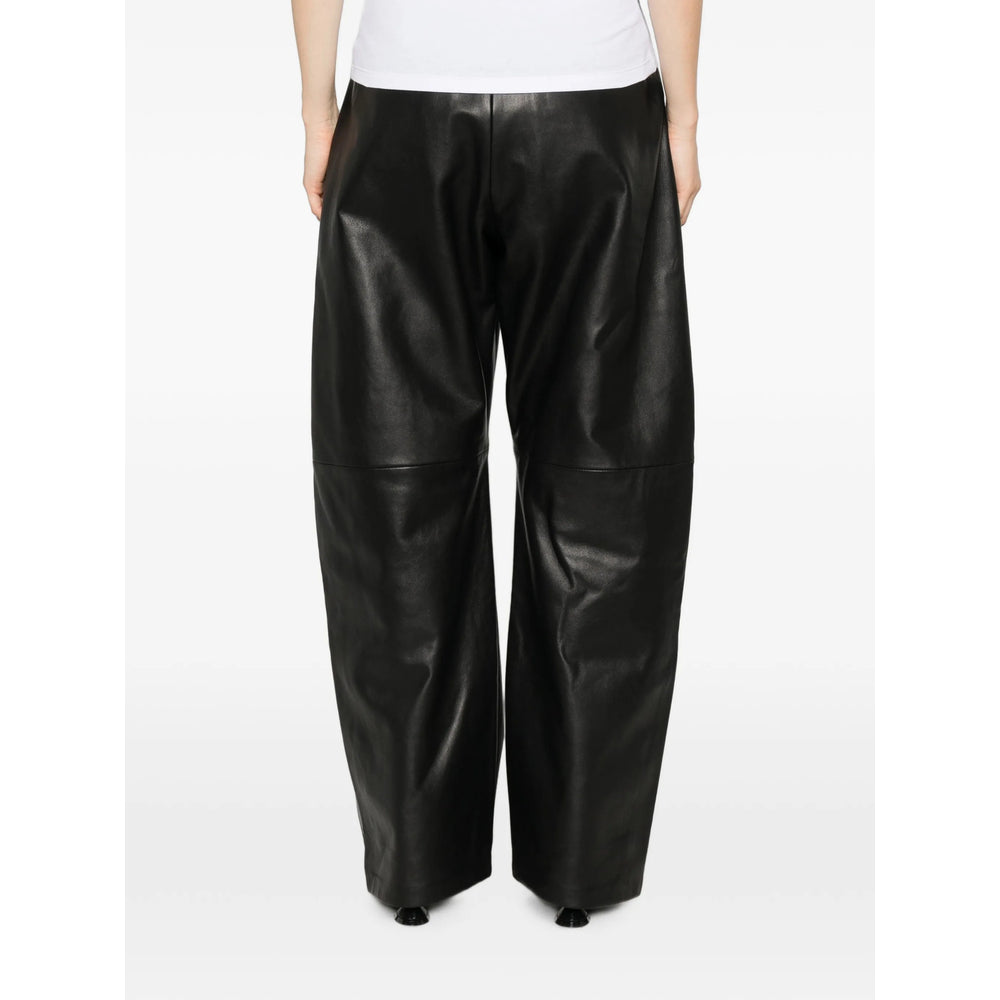 Sportmax Black Trousers - Palazzo Pants Women SPORTMAX