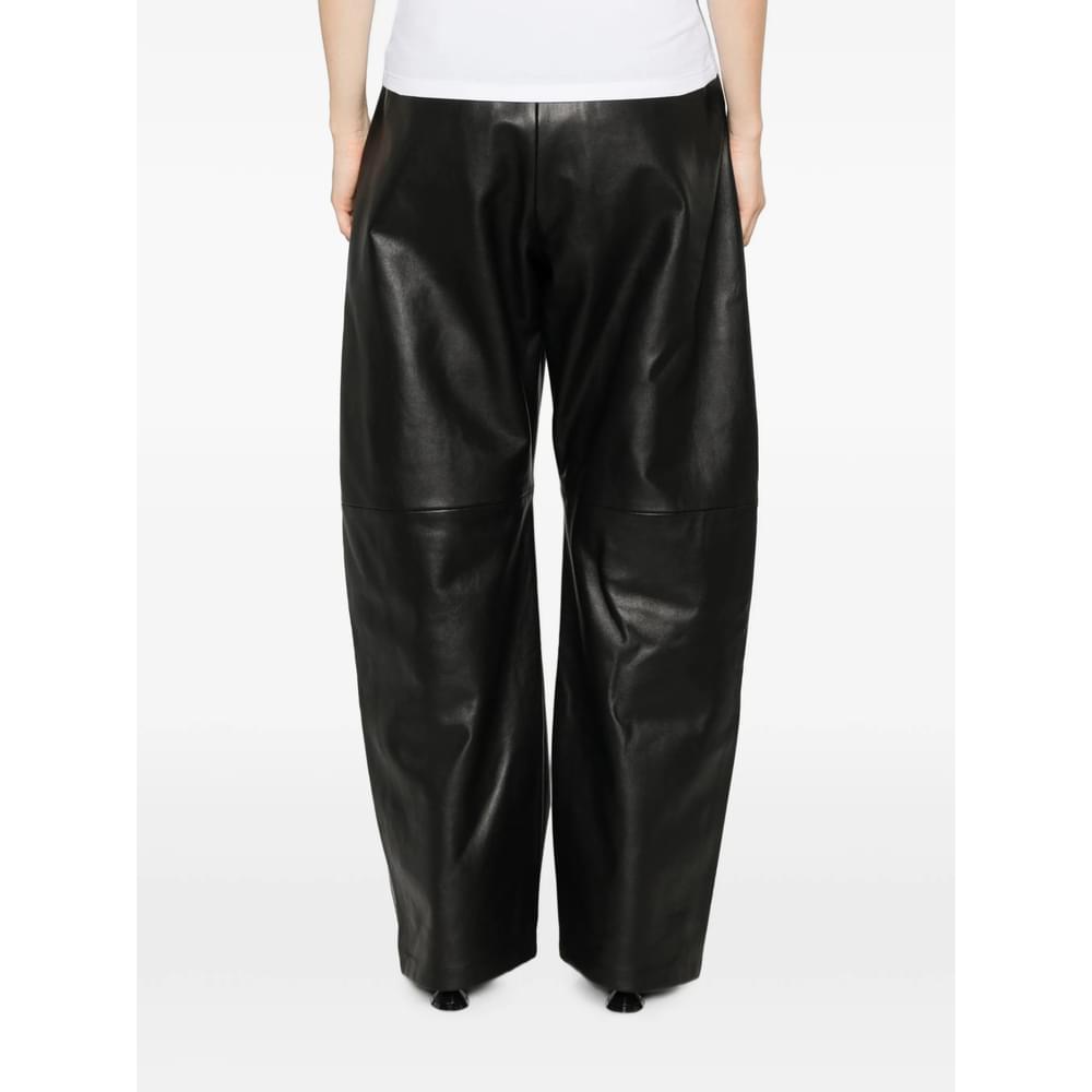 Sportmax Black Trousers - Palazzo Pants Women SPORTMAX