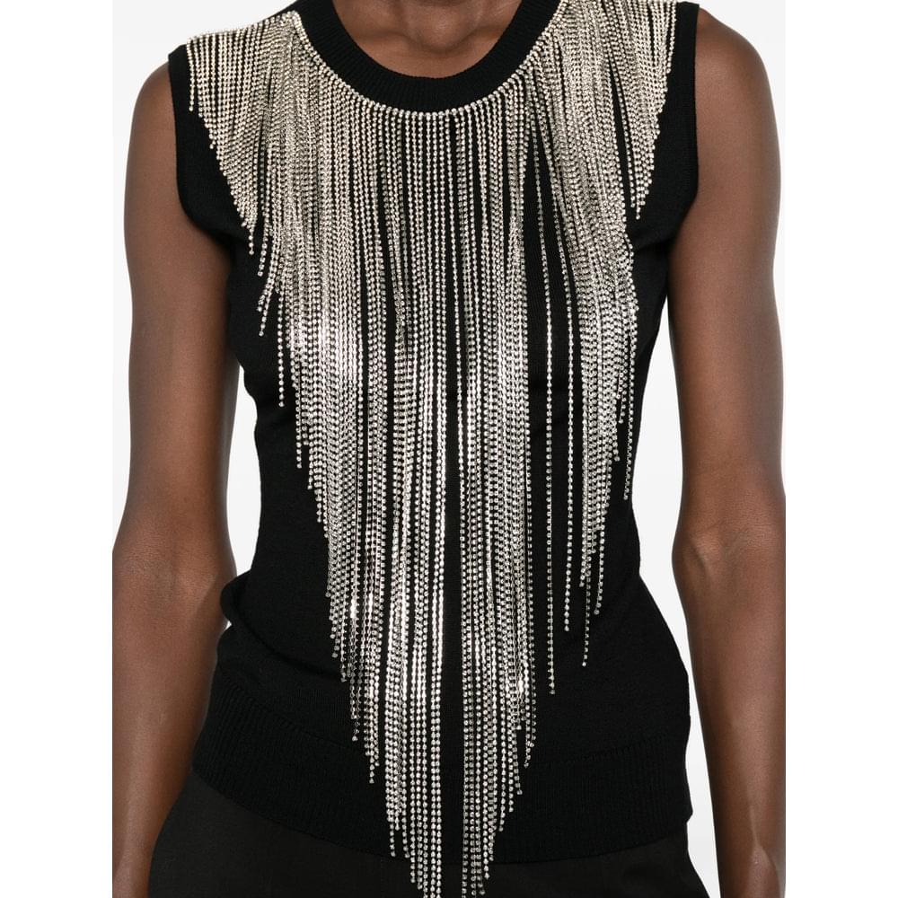 Sportmax Black Tops - Vests & Tank Tops Women SPORTMAX