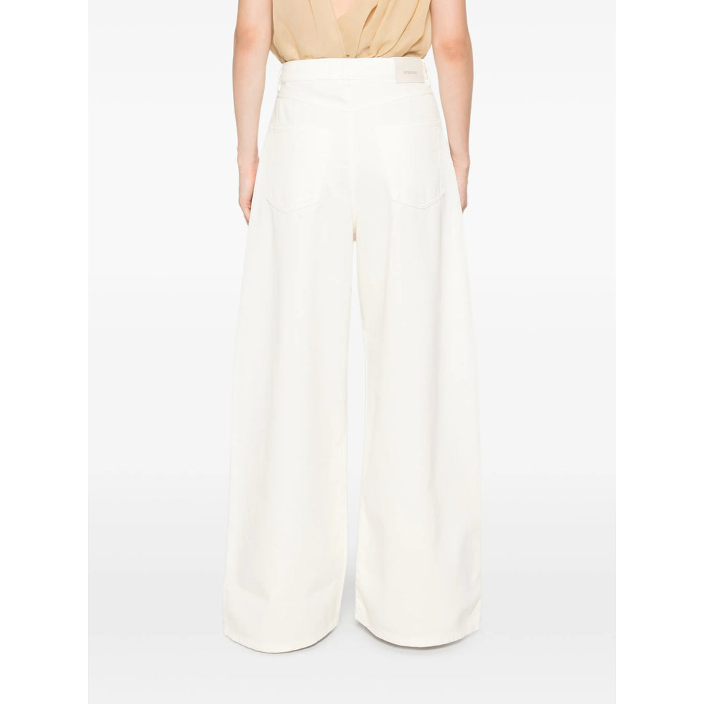 Sportmax White Denim - Wide-Leg Jeans Women