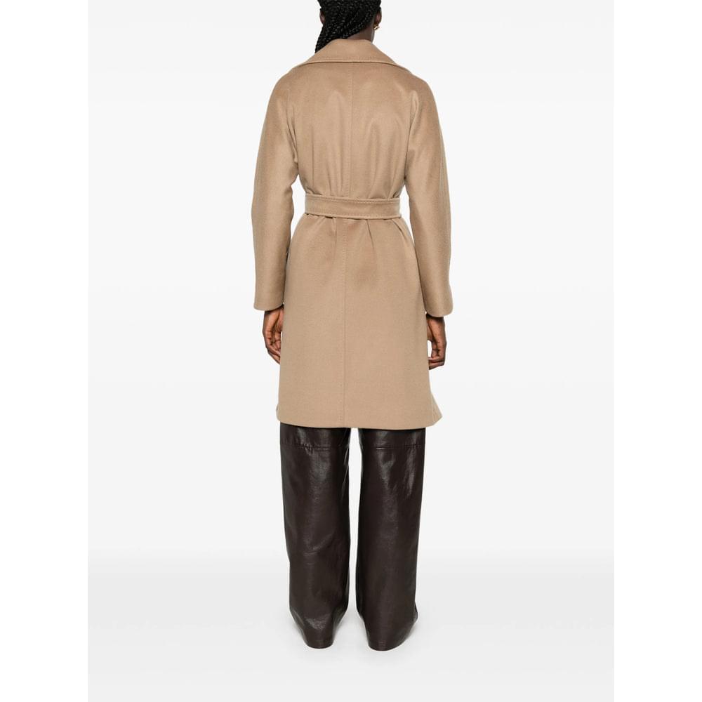 Max Mara Studio Neutrals Coats - Single Breasted Coats Women MAX MARA STUDIO
