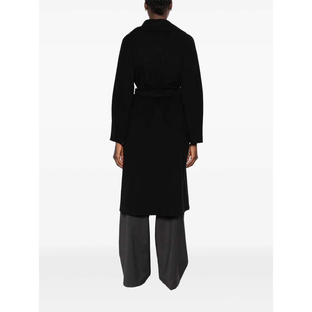 Max Mara Studio Black Coats - Single Breasted Coats Women MAX MARA STUDIO
