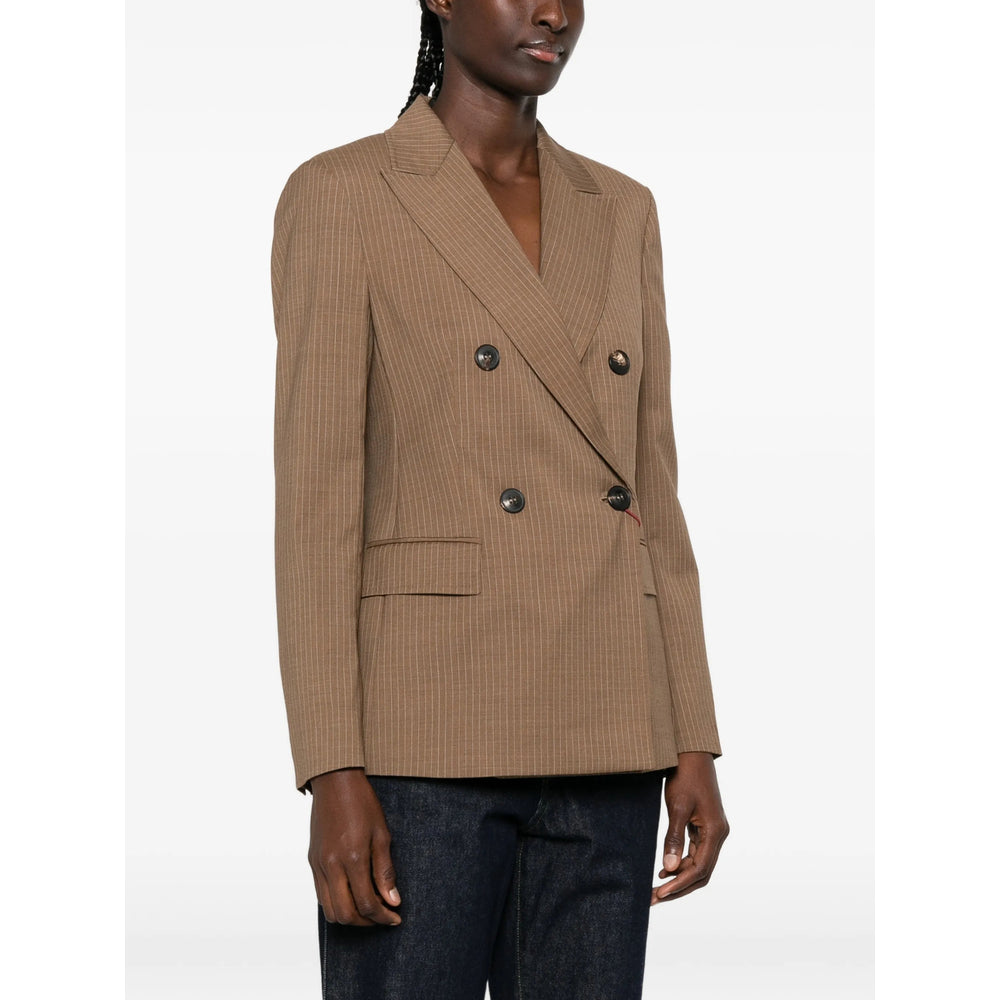 Max Mara Studio Brown Jackets - Blazers Women MAX MARA STUDIO