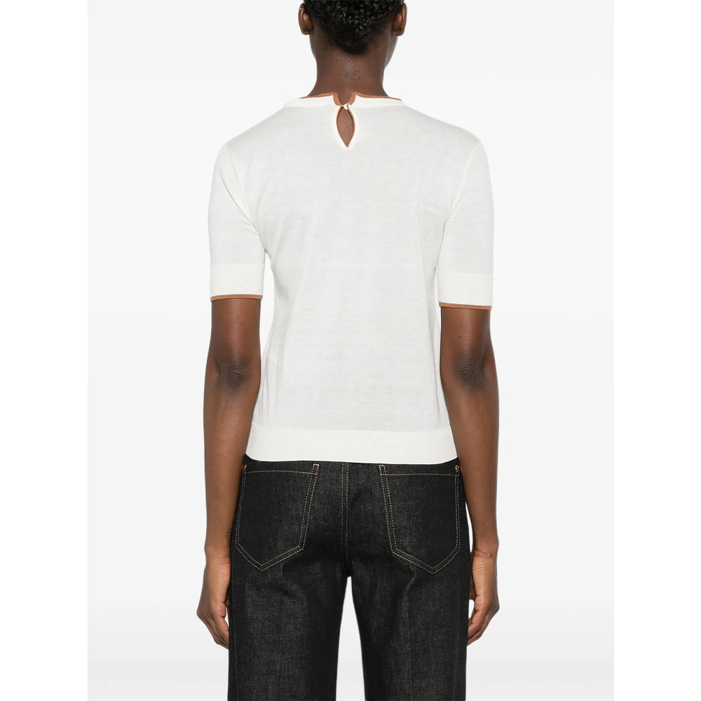 Max Mara Studio White Tops - T-Shirts & Jerseys Women MAX MARA STUDIO