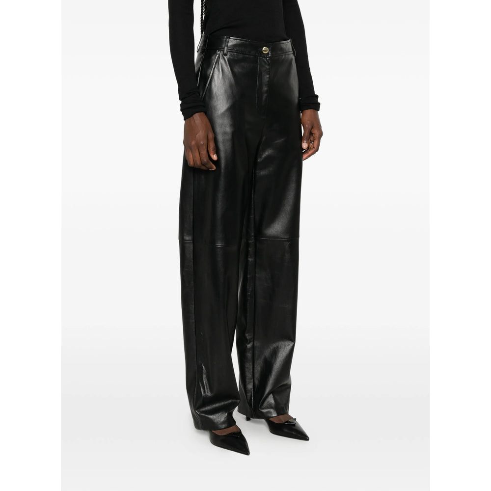 Max Mara Studio Black Trousers - Straight Trousers Women MAX MARA STUDIO