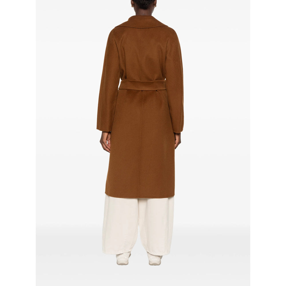 Max Mara Studio Brown Coats - Single Breasted Coats Women MAX MARA STUDIO