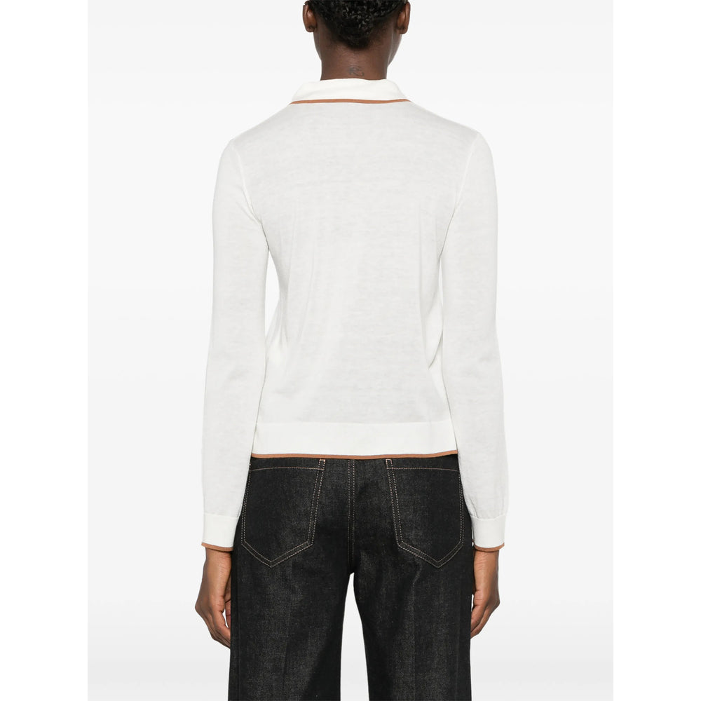 Max Mara Studio White Knitwear - Cardigans Women MAX MARA STUDIO