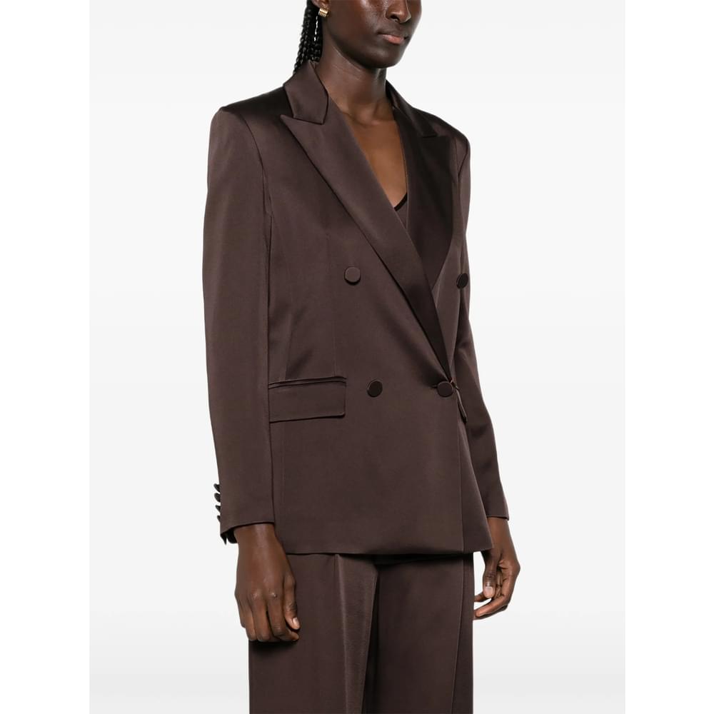 Max Mara Studio Brown Jackets - Blazers Women MAX MARA STUDIO