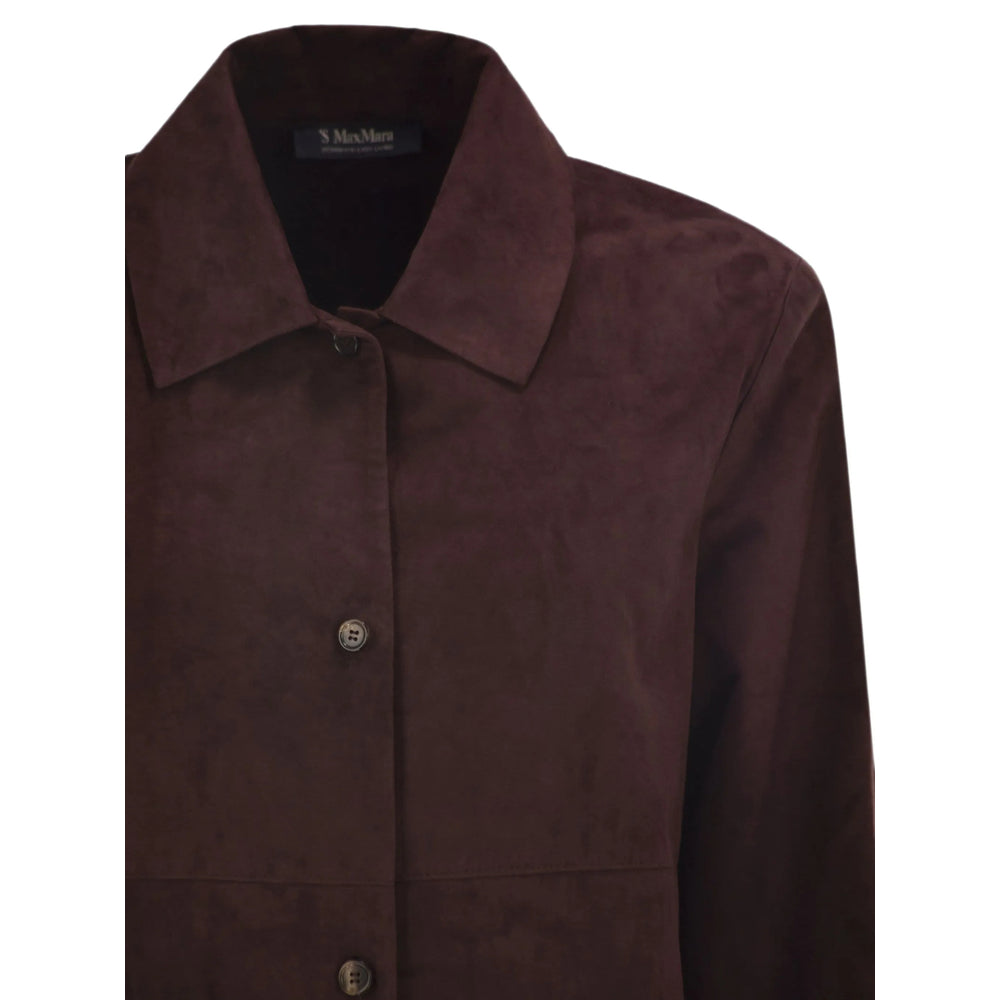 'S Max Mara Red Coats - Leather Coats Women S MAX MARA