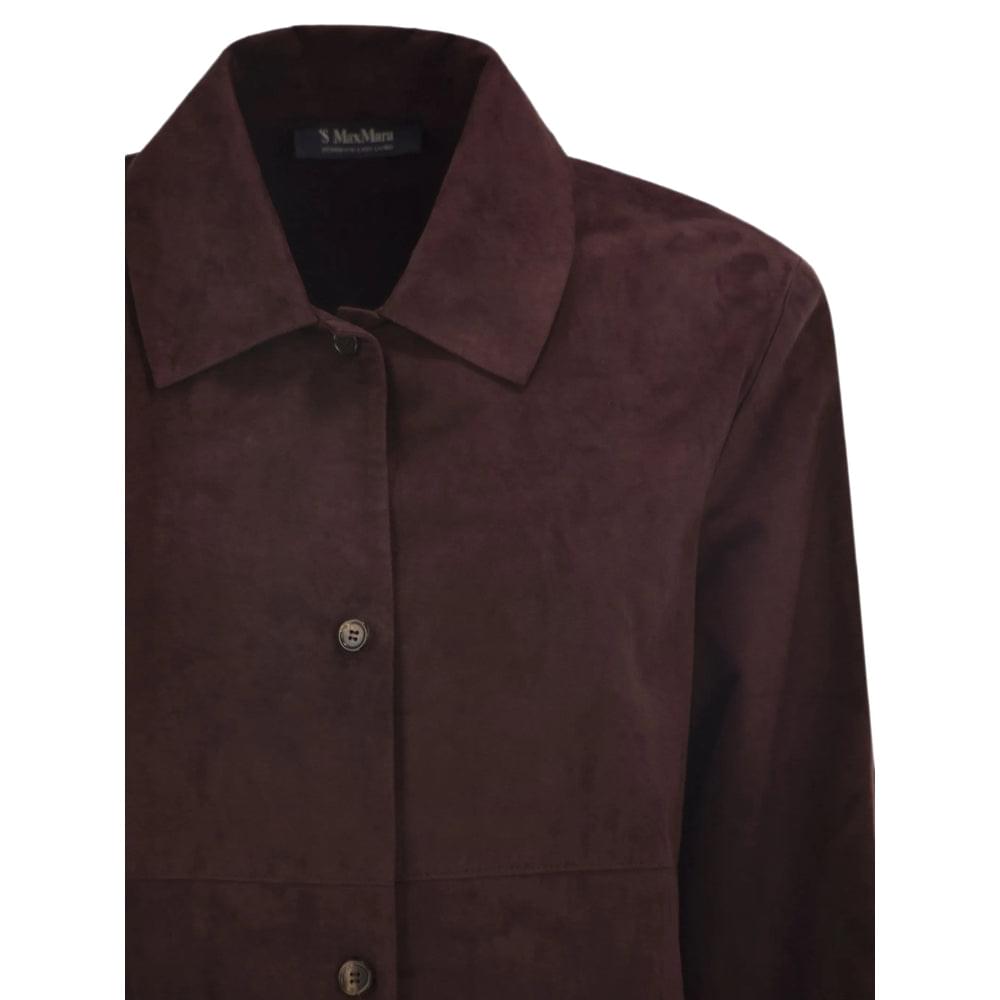 'S Max Mara Red Coats - Leather Coats Women S MAX MARA