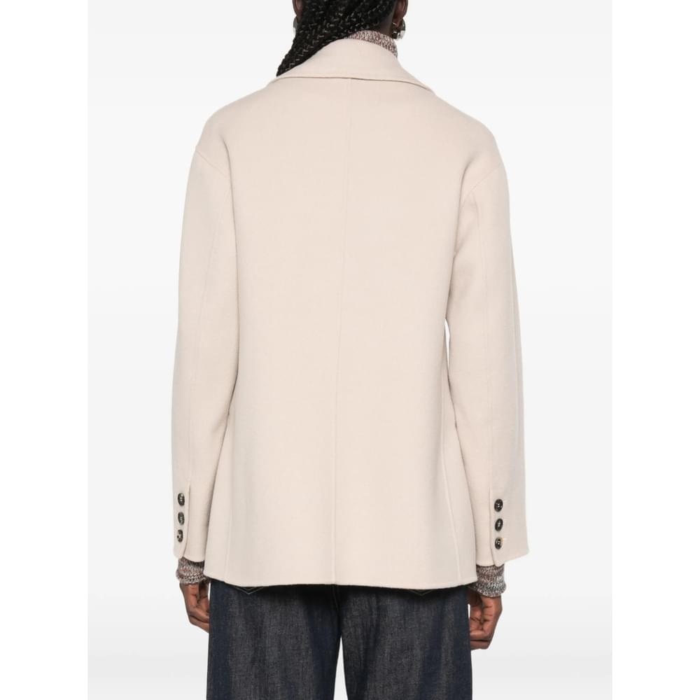 'S Max Mara Neutrals Coats - Single Breasted Coats Women S MAX MARA