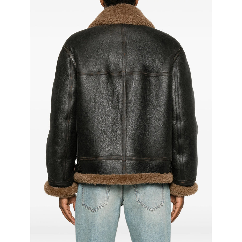 Saint Laurent Black Jackets - Leather Jackets Men SAINT LAURENT