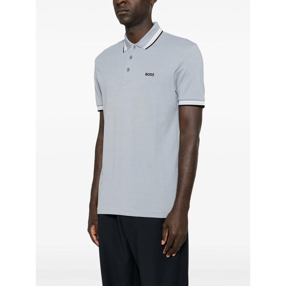 Boss Grey Polo Shirts Men BOSS