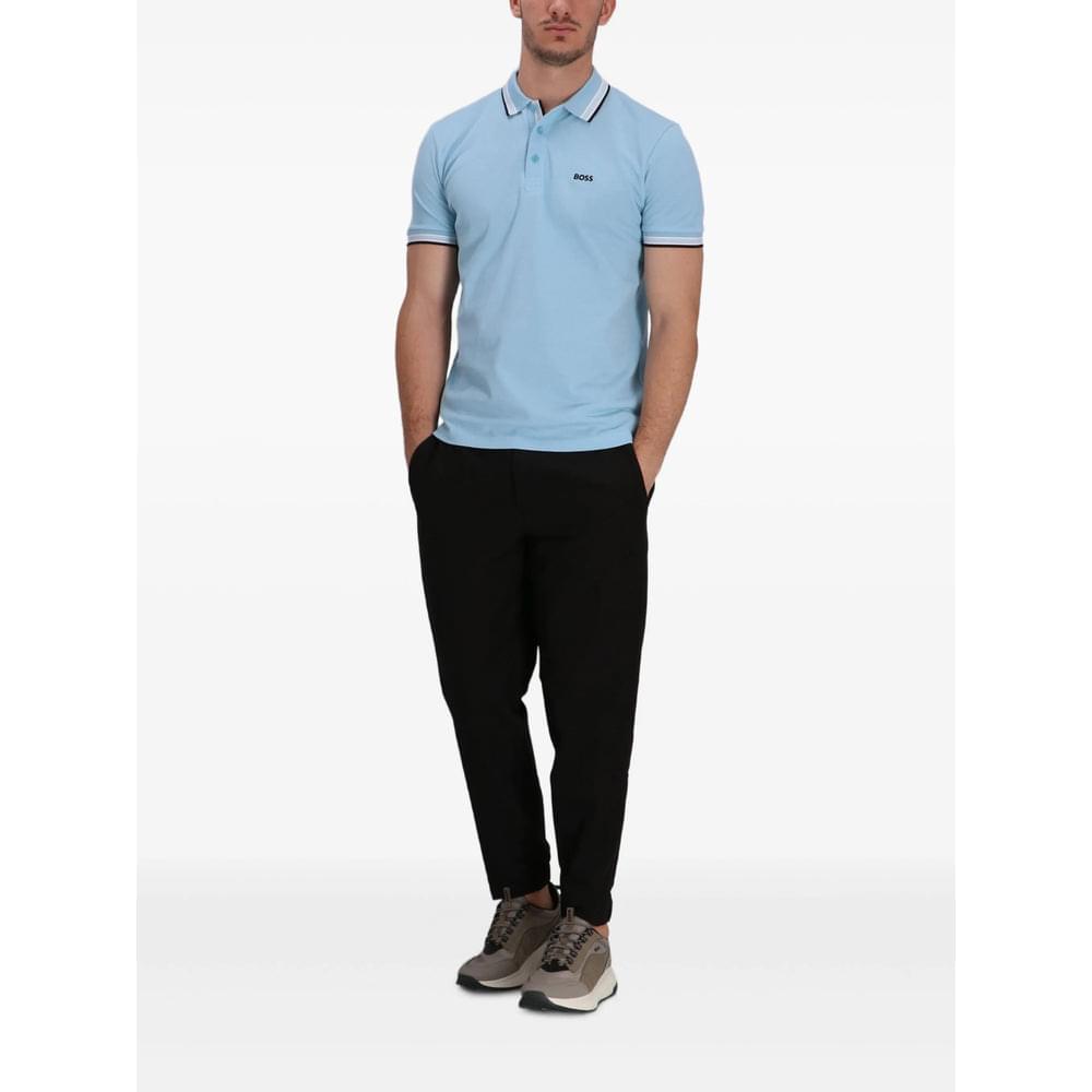 Boss Blue Polo Shirts Men BOSS