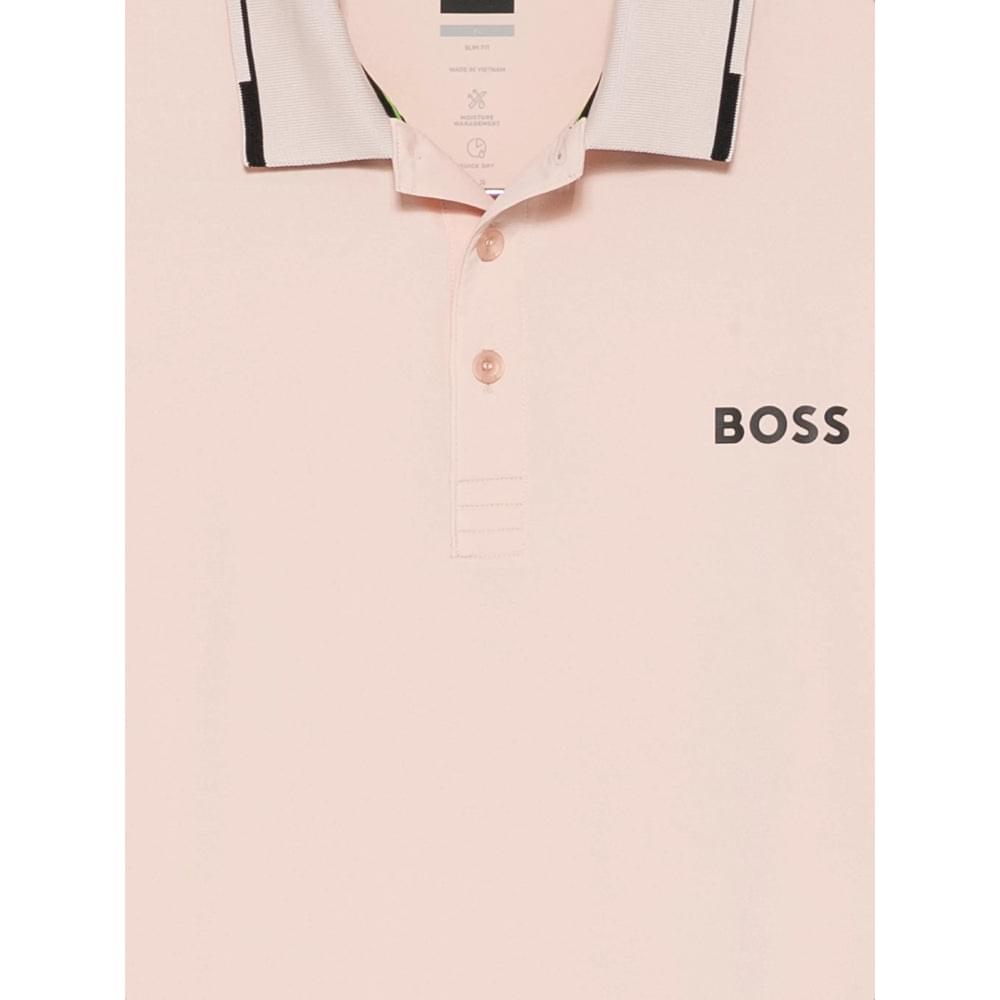Boss Pink Polo Shirts Men BOSS
