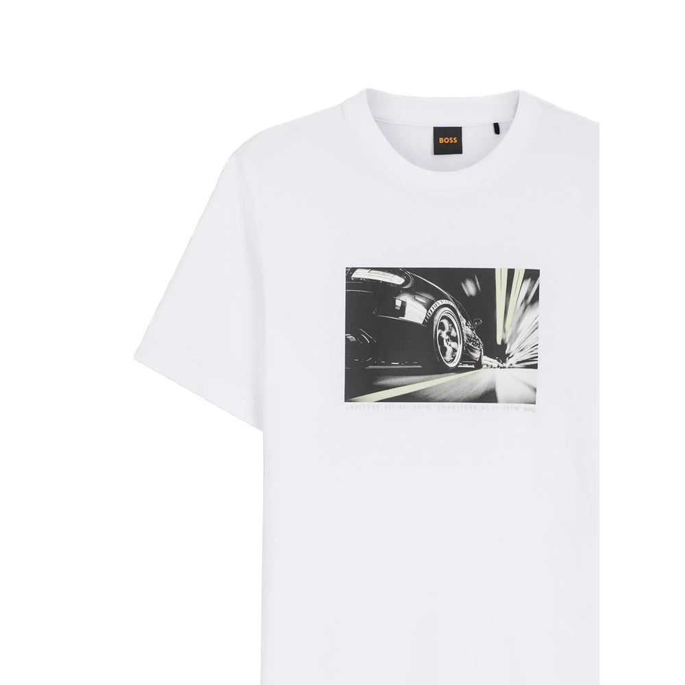 Boss White T-Shirts & Vests - T-Shirts Men BOSS