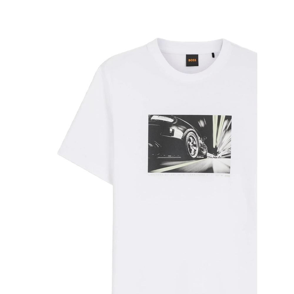 Boss White T-Shirts & Vests - T-Shirts Men BOSS