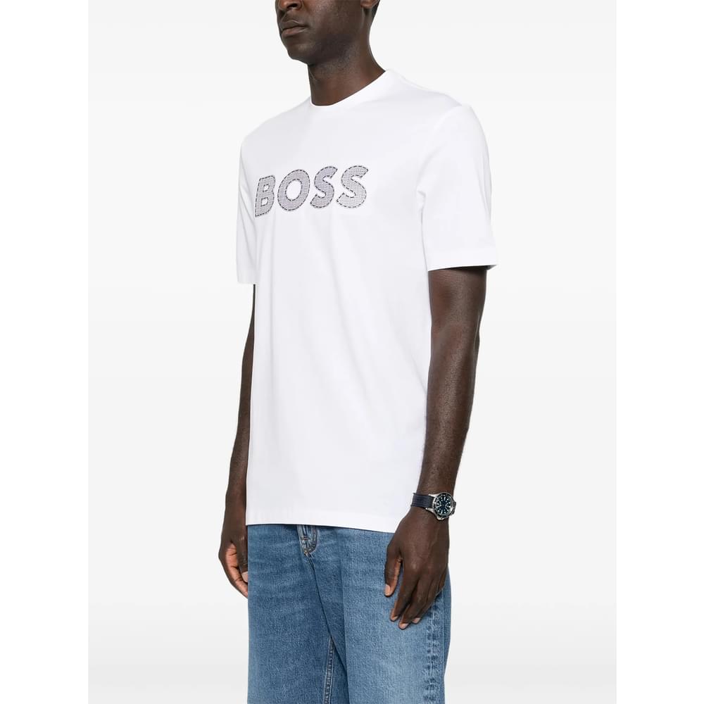 Boss White T-Shirts & Vests - T-Shirts Men BOSS
