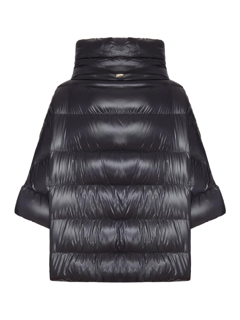 Herno Women Down Jacket With Wide Collar And 3/4 Sleeves HERNO