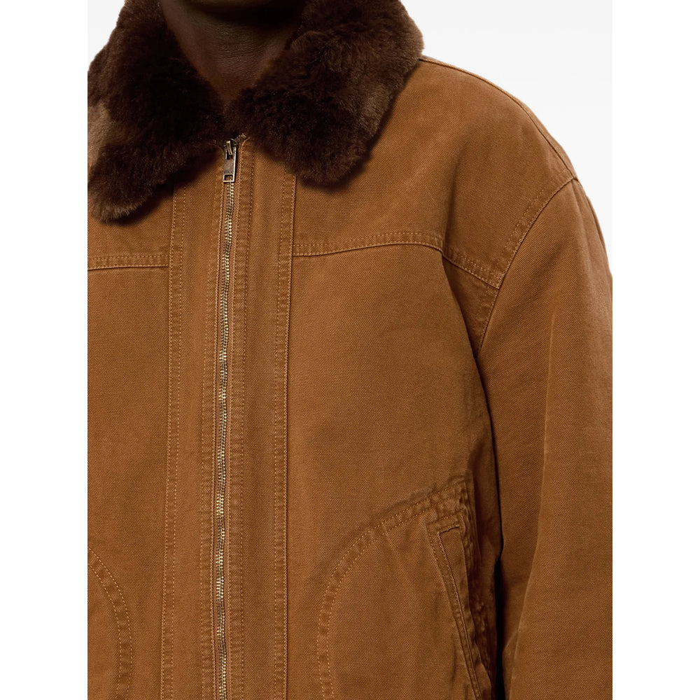 Isabel Marant Brown Coats - Single Breasted Coats Men ISABEL MARANT