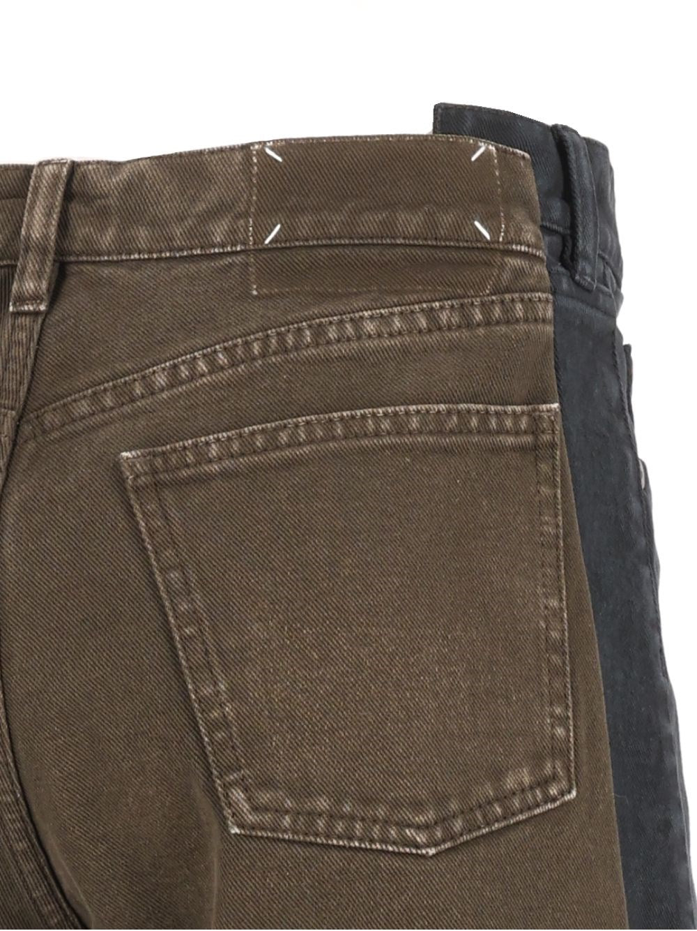 Maison Margiela Men "Spliced" Cotton Jeans MAISON MARGIELA