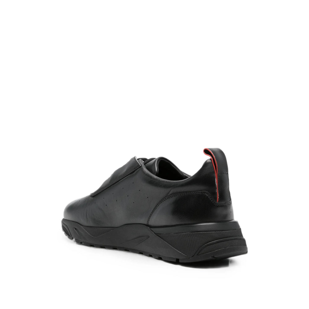 Santoni Black Trainers - Low-Tops Men SANTONI