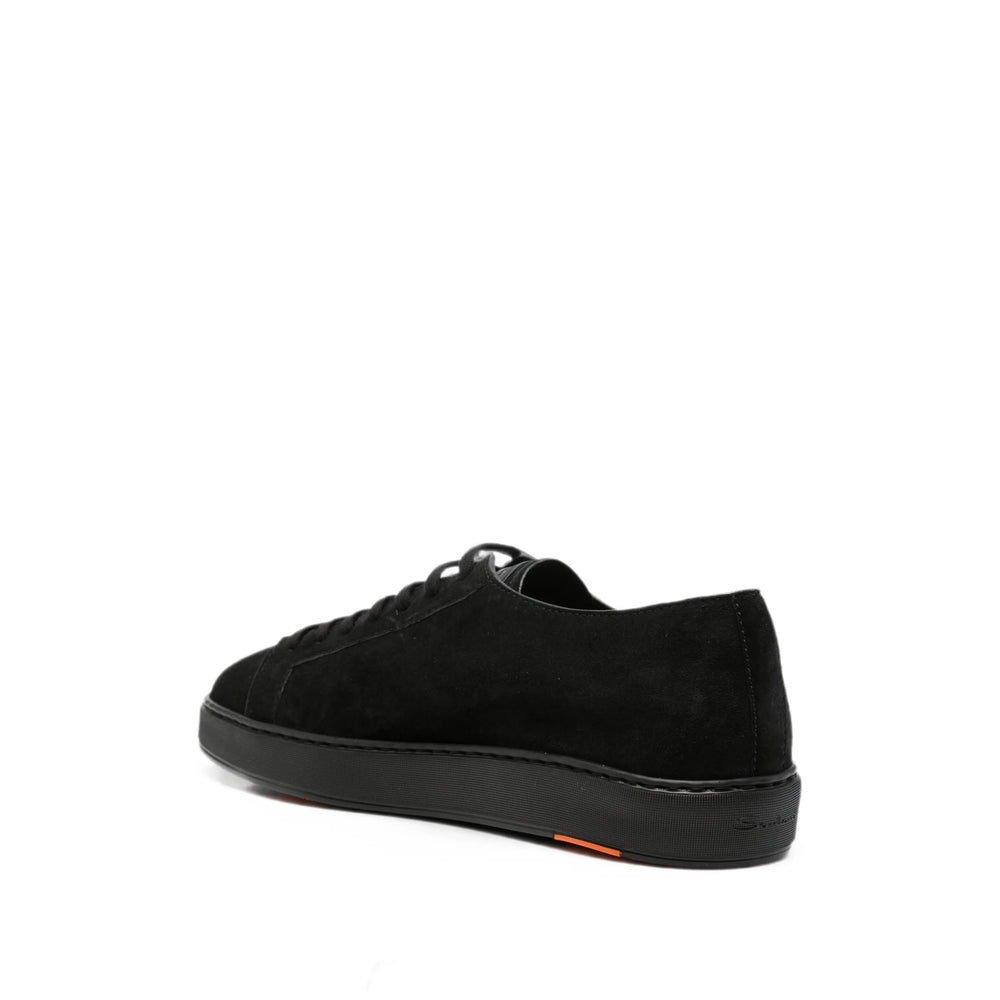 Santoni Black Trainers - Low-Tops Men SANTONI