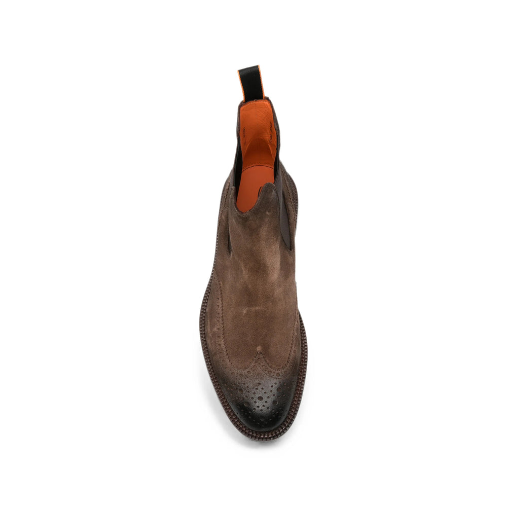 Santoni Brown Trainers Men SANTONI
