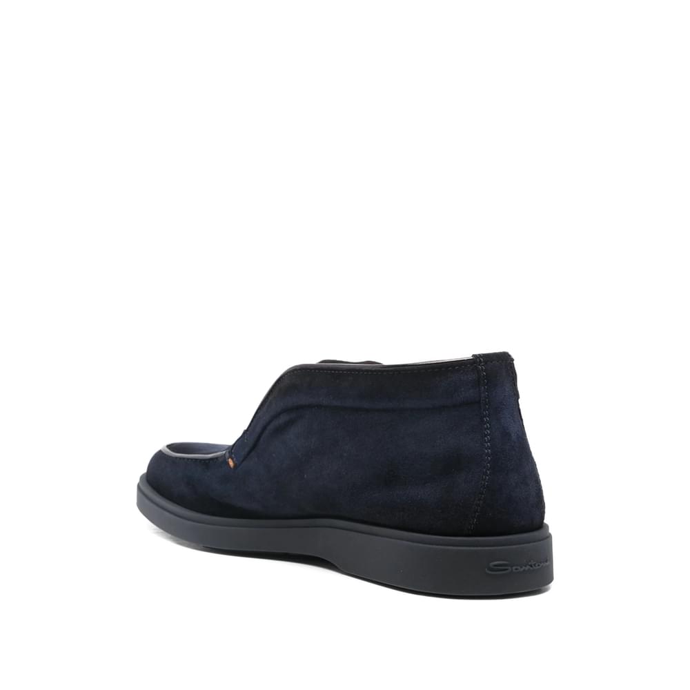 Santoni Blue Loafers Men SANTONI