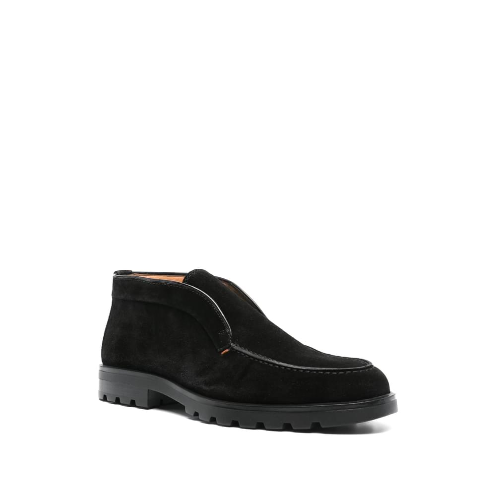 Santoni Black Boots Men SANTONI