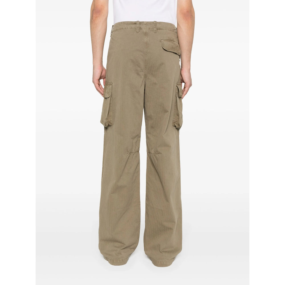 Our Legacy Green Trousers - Wide-Leg Trousers Men OUR LEGACY