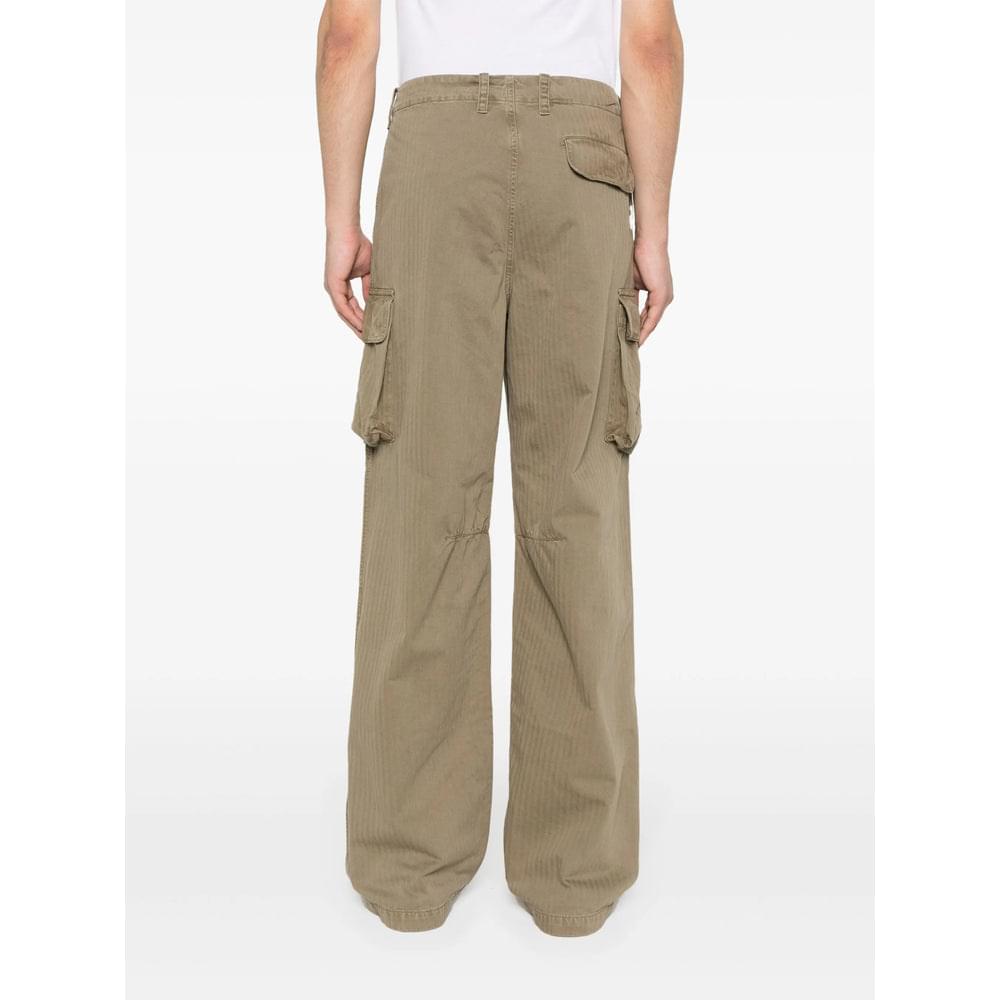 Our Legacy Green Trousers - Wide-Leg Trousers Men OUR LEGACY