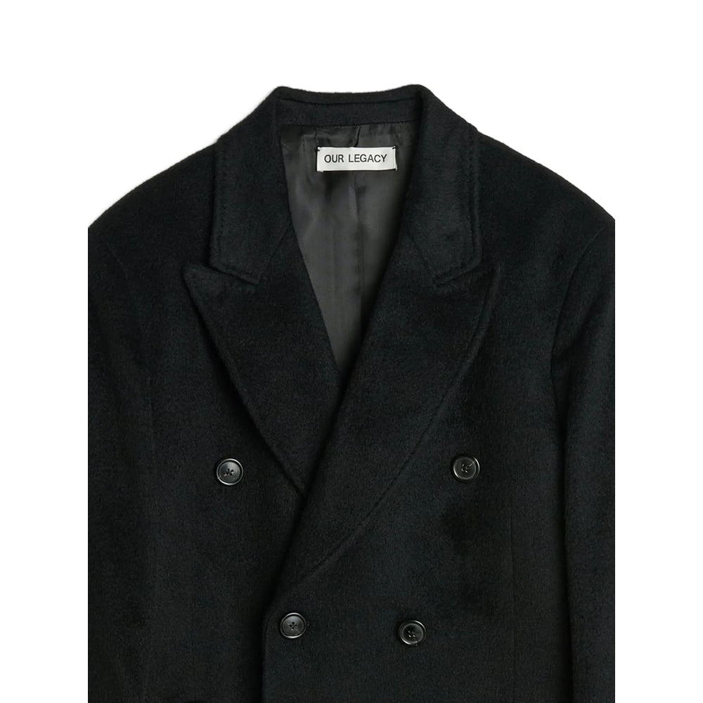 Our Legacy Black Coats - Double Breasted Coats Men OUR LEGACY