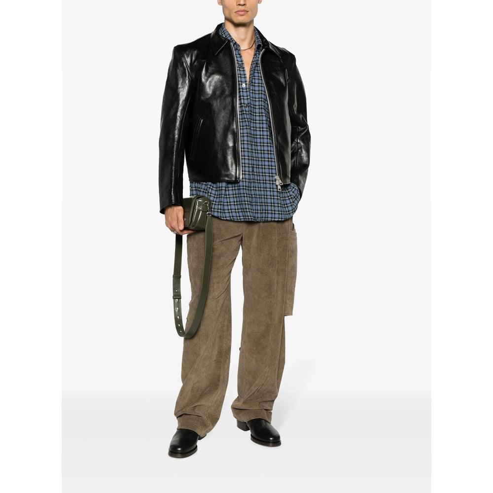 Our Legacy Black Jackets - Leather Jackets Men Men OUR LEGACY
