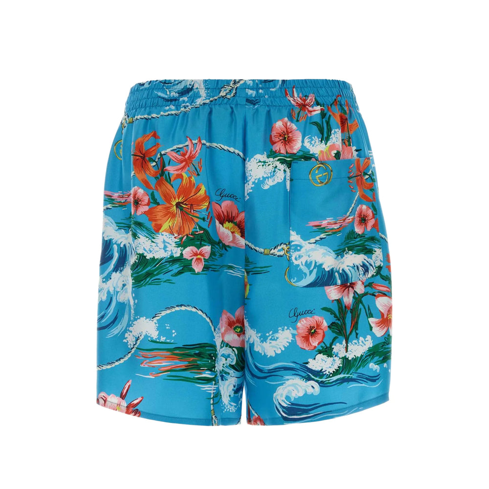 Gucci Blue Shorts - Bermuda Shorts Men GUCCI